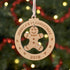 Christmas Decoration - Personalised Gingerbread Man Christmas Tree Decoration