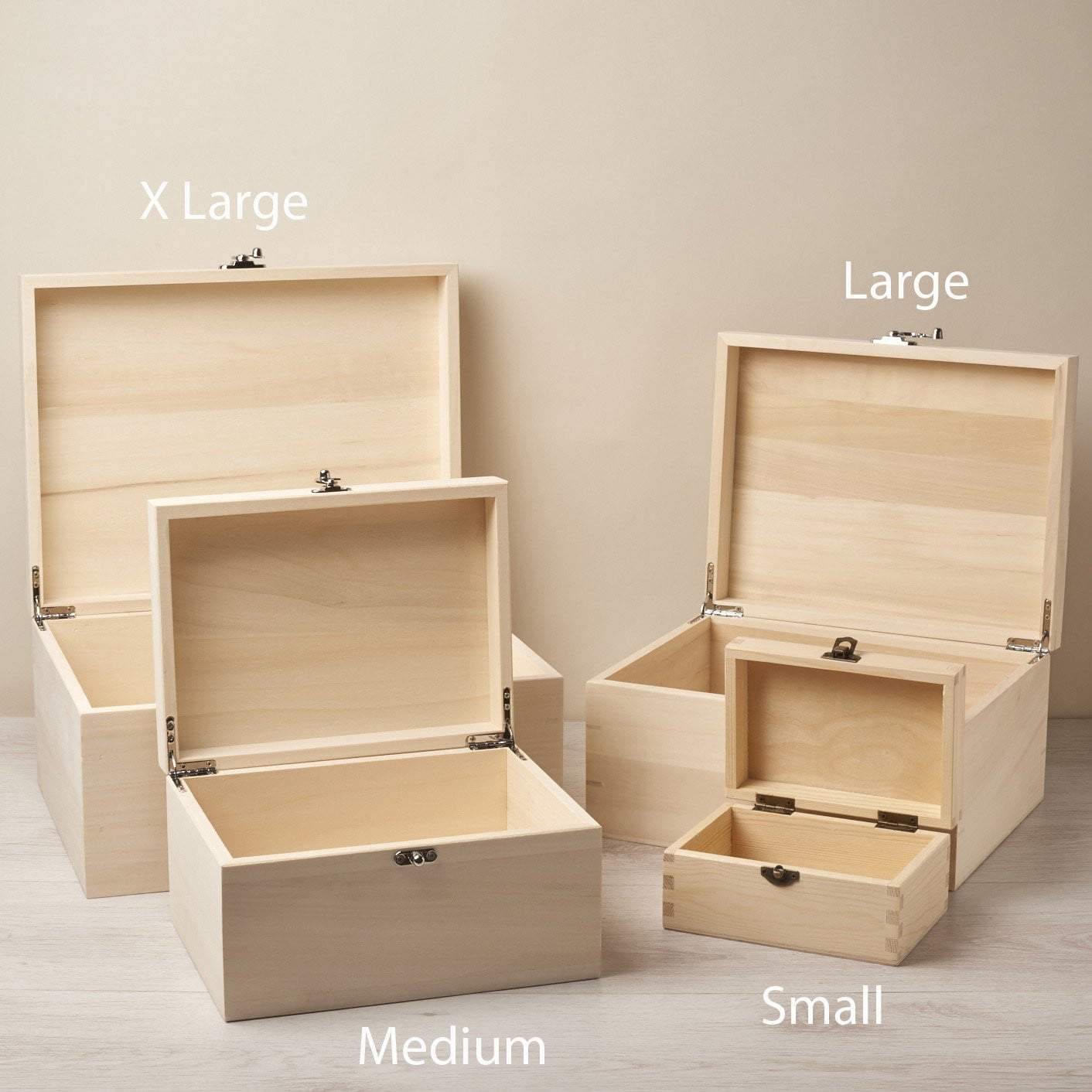Keepsake Box - Personalised Baby's Wooden Keepsake Memory Box - Birth Details