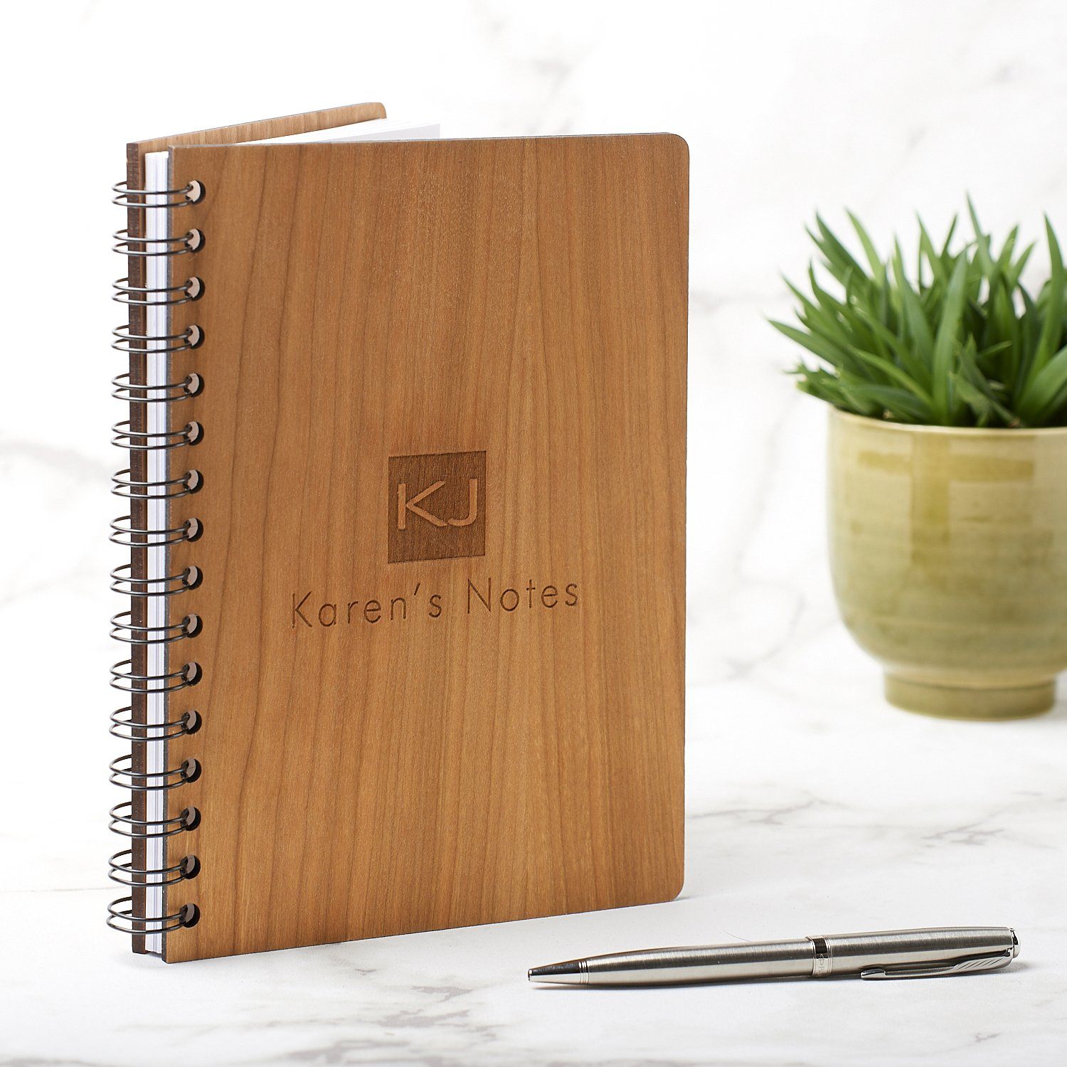 Notebook Planner - Personalised A5 Monogram Note Book, Journal Or Planner
