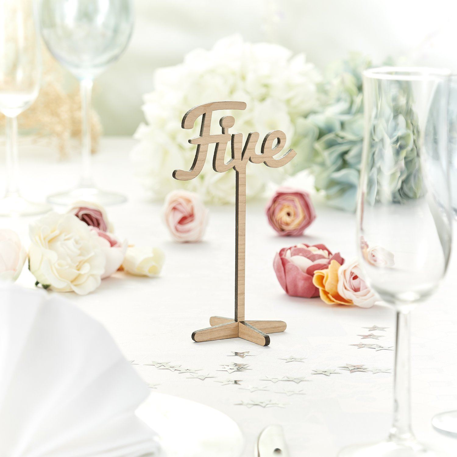 Table Numbers And Names - Rustic Wooden Wedding Table Numbers In Words