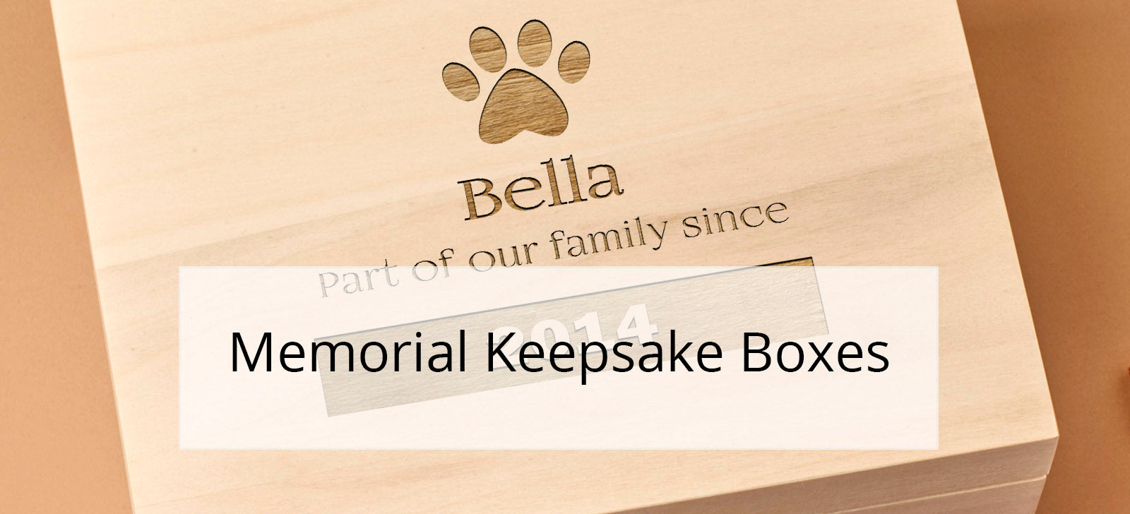 Pet Memorial Keepsake Boxes