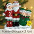 Personalised Family Christmas Xmas Tree Decoration Ornament - Clause Family