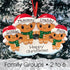 Personalised Family Christmas Xmas Tree Decoration Ornament - Gingerbread Family