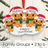 Personalised Family Christmas Xmas Tree Decoration Ornament - Gingerbread Family