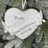 Personalised Family Christmas Xmas Tree Decoration Ornament - In Our Hearts