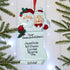 Personalised Family Christmas Tree Decoration Ornament - Grandparents' List