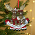 Personalised Family Christmas Xmas Tree Decoration Ornament - Moose Family