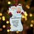 Personalised Family Christmas Tree Decoration Ornament - Grandparents' List