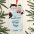 Personalised Family Christmas Tree Decoration Ornament - Grandparents' List