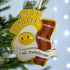 Personalised Family Christmas Tree Decoration Ornament - Bacon & Egg