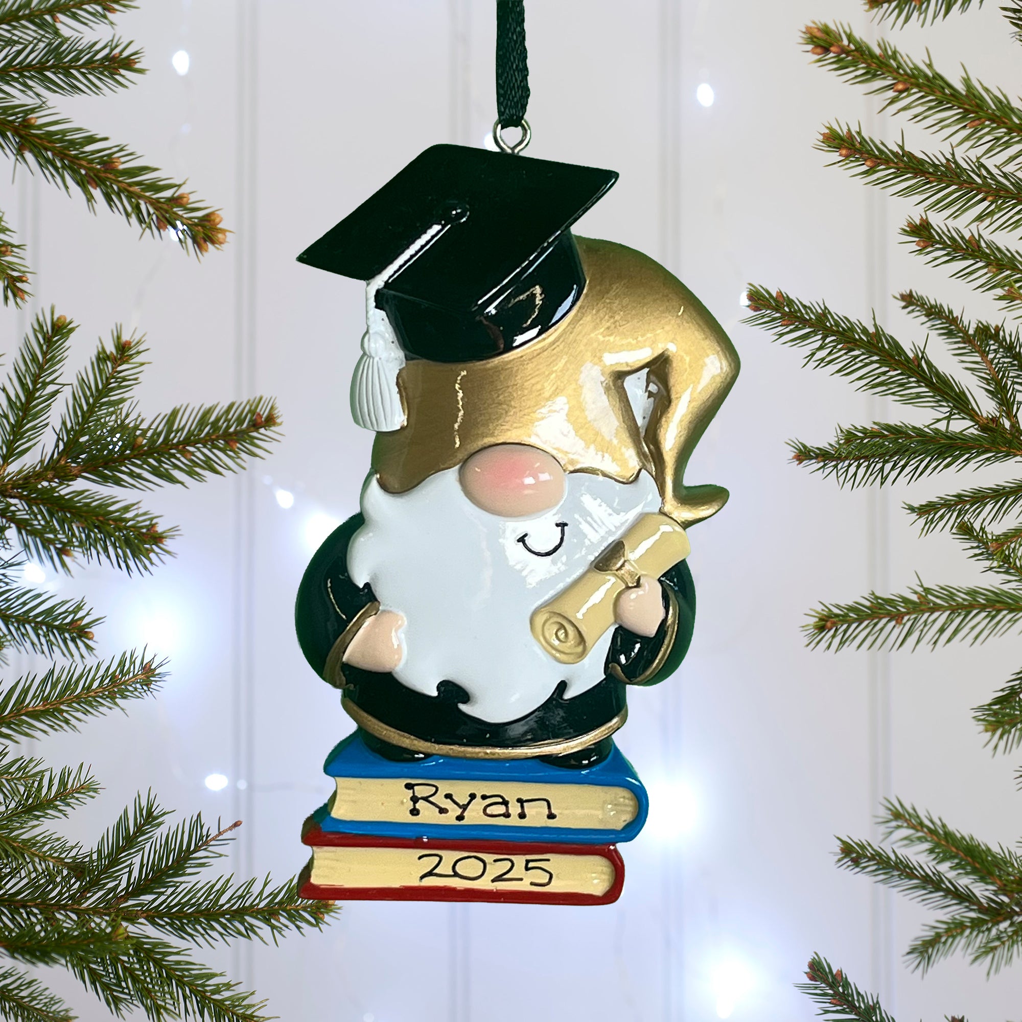 Personalised Family Christmas Xmas Tree Decoration Ornament - Graduation