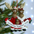 Personalised Family Christmas Xmas Tree Decoration Ornament - Moose Family