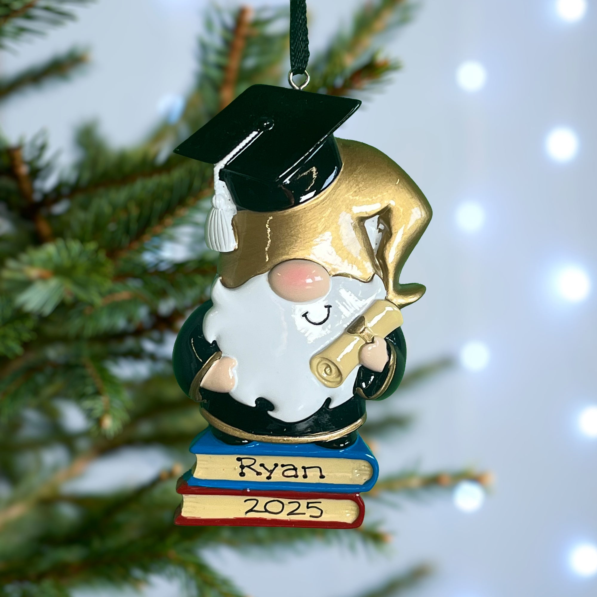 Personalised Family Christmas Xmas Tree Decoration Ornament - Graduation