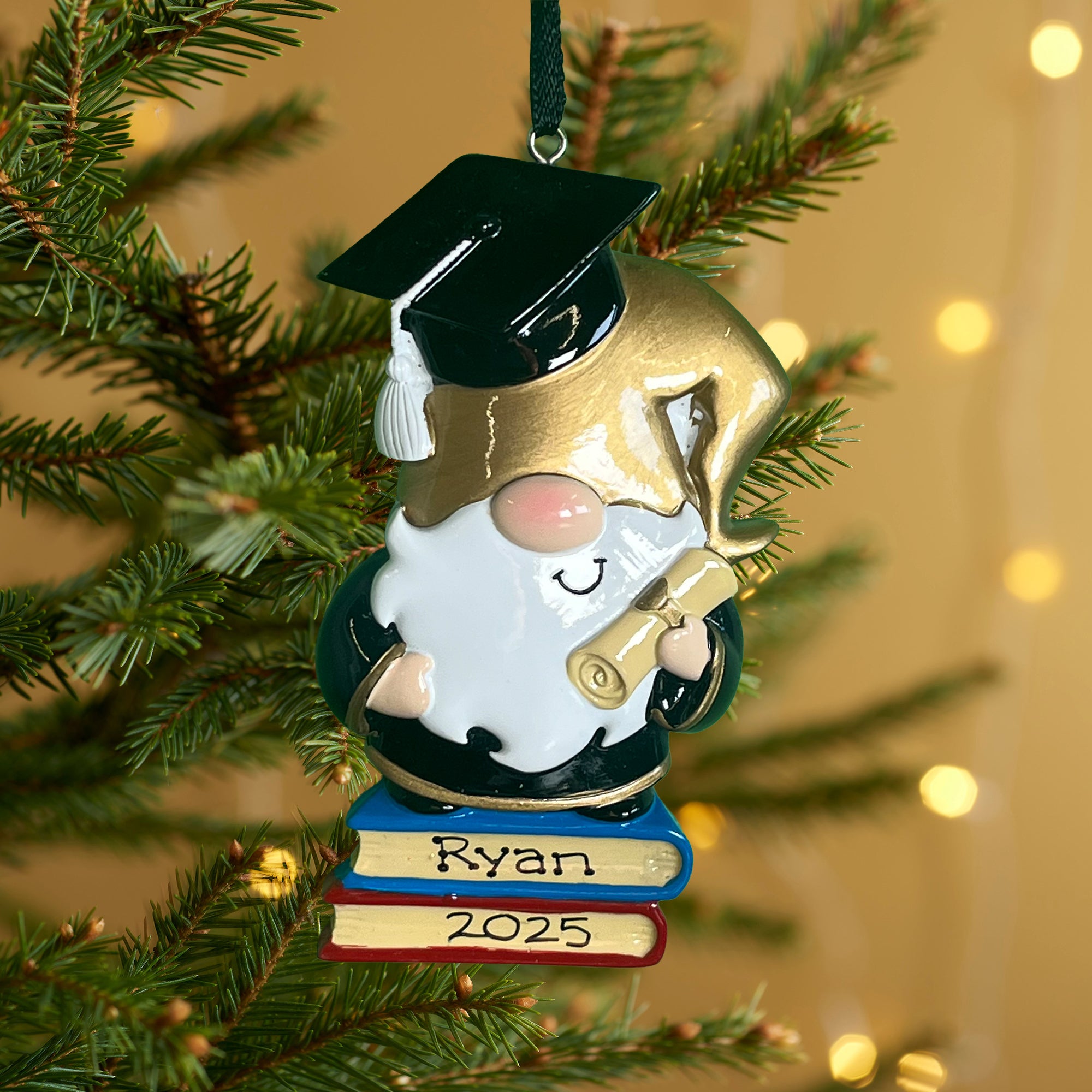 Personalised Family Christmas Xmas Tree Decoration Ornament - Graduation
