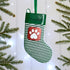 Personalised Pet Dog Cat Christmas Xmas Tree Decoration Ornament - Green PetStocking