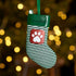 Personalised Pet Dog Cat Christmas Xmas Tree Decoration Ornament - Green PetStocking