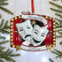 Personalised Family Christmas Xmas Tree Decoration Ornament -Theatre Masks