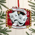 Personalised Family Christmas Xmas Tree Decoration Ornament -Theatre Masks