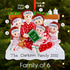 Personalised Family Christmas Xmas Tree Decoration Ornament - Reading in Bed Family