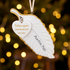 Personalised Family Christmas Xmas Tree Decoration Ornament - Memorial Feather