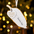 Personalised Family Christmas Xmas Tree Decoration Ornament - Memorial Feather