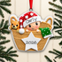 Personalised Baby's 1st Christmas Xmas Tree Decoration Ornament - Baby in Basket