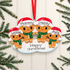 Personalised Family Christmas Xmas Tree Decoration Ornament - Gingerbread Family