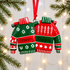 Personalised Family Christmas Xmas Tree Decoration Ornament - Jumper Couple