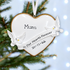 Personalised Family Christmas Xmas Tree Decoration Ornament - In Our Hearts