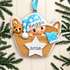 Personalised Baby's 1st Christmas Xmas Tree Decoration Ornament - Baby in Basket