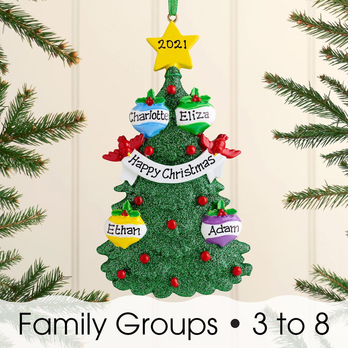 Personalised Christmas Tree Decorations Tree Ornaments & Babules