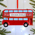 Personalised Family Christmas Xmas Tree Decoration Ornament - London Bus