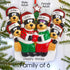 Personalised Family Christmas Xmas Tree Decoration Ornament - Black Bear Family