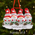 Personalised Family Christmas Xmas Tree Decoration Ornament - Gonk Gnome Family
