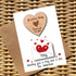 Personalised Wooden Valentine Hug Token - Envelope