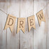 Bunting - Handmade Personalised Wooden Bunting Swallow Tail