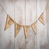 Bunting - Handmade Personalised Wooden Bunting Triangular