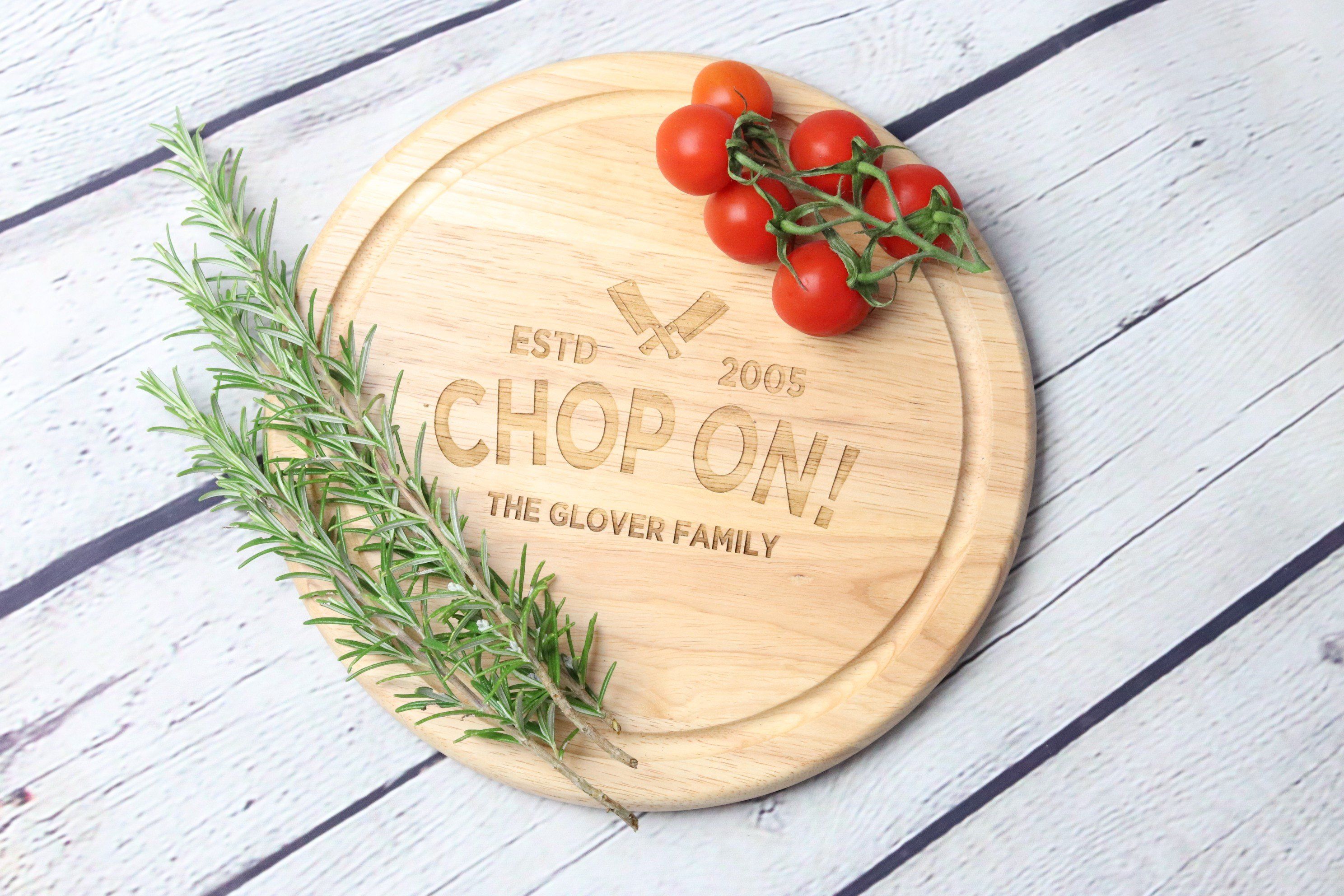 Cheese Board - Personalised Chopping Board - Chop On