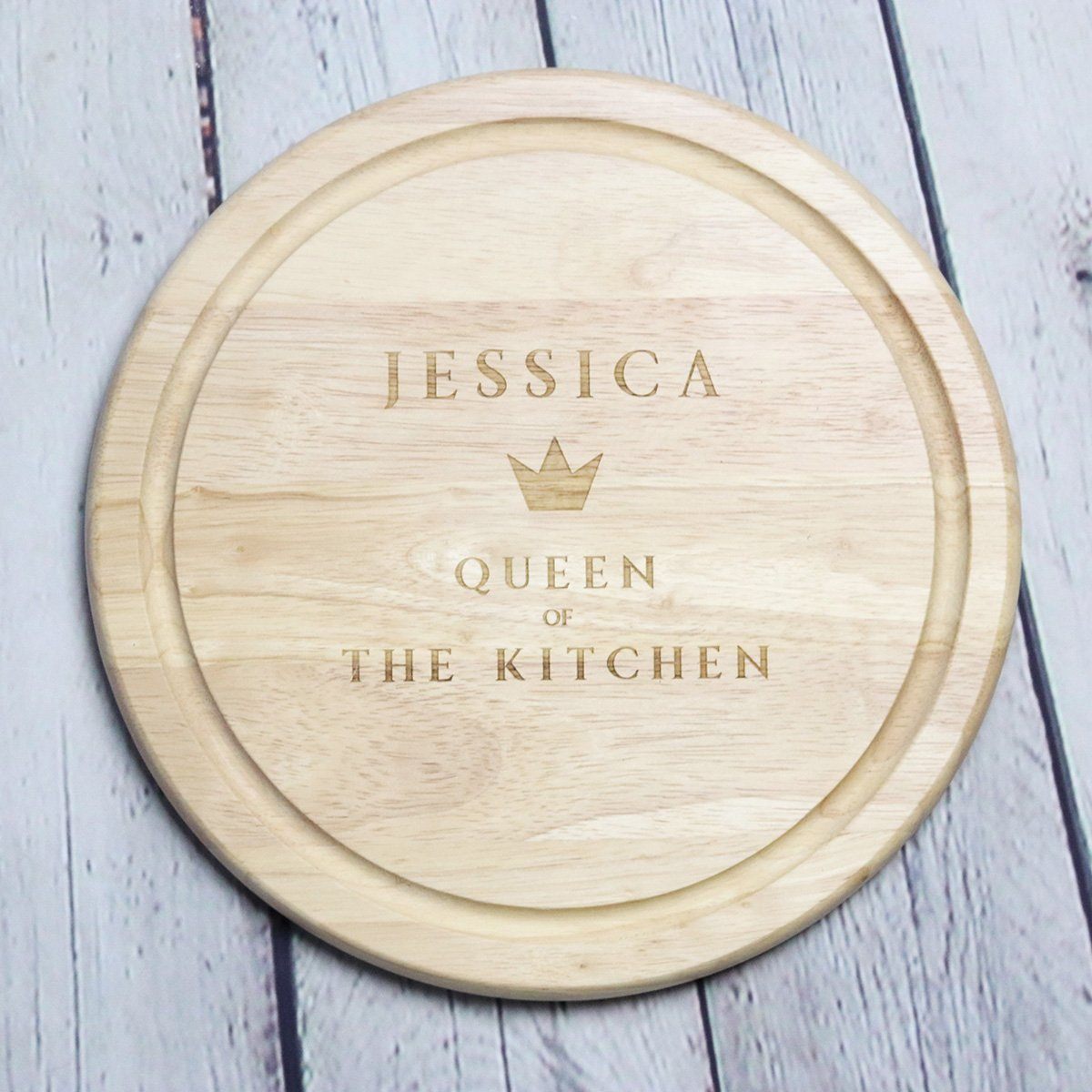 Cheese Board - Personalised Chopping Board - Title