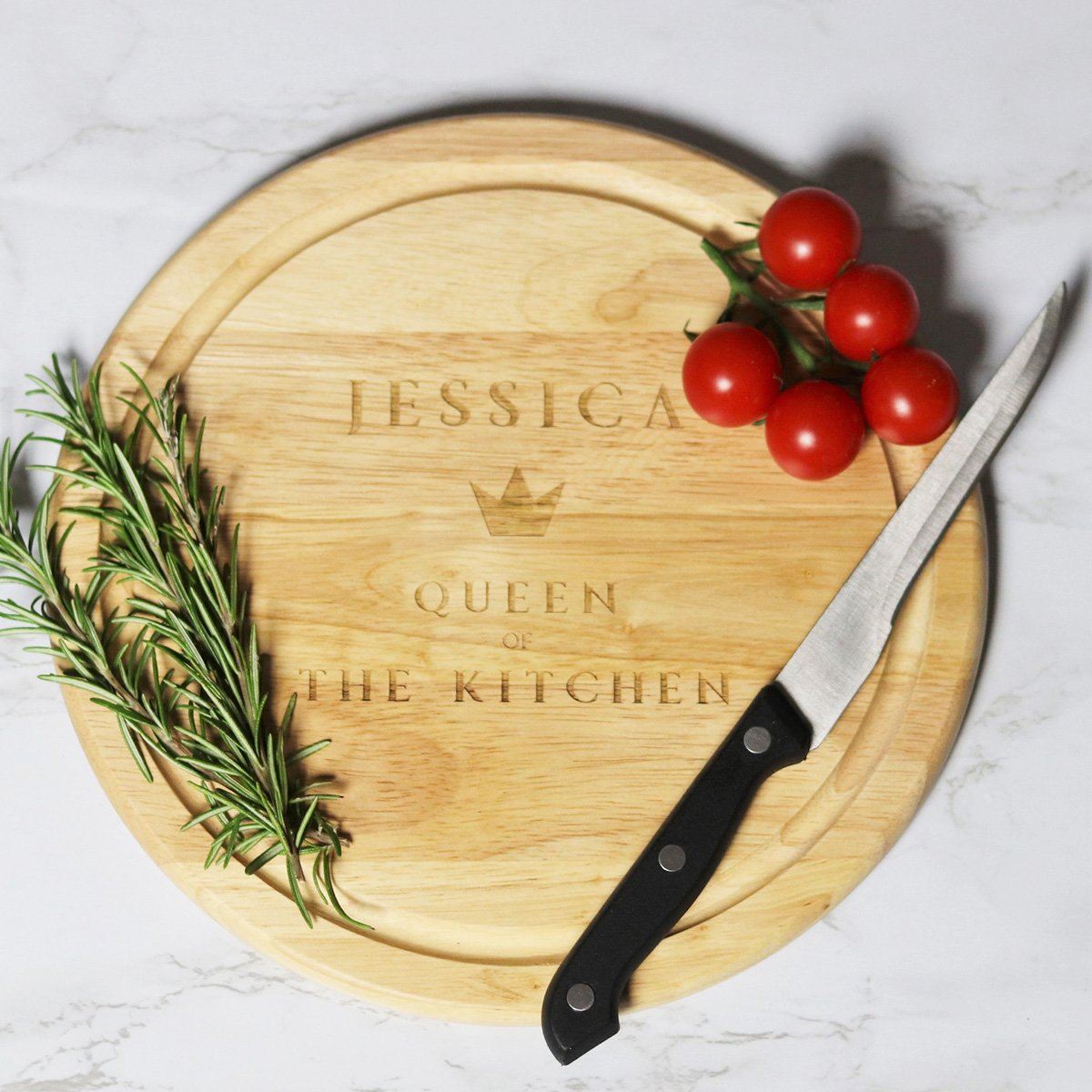 Cheese Board - Personalised Chopping Board - Title