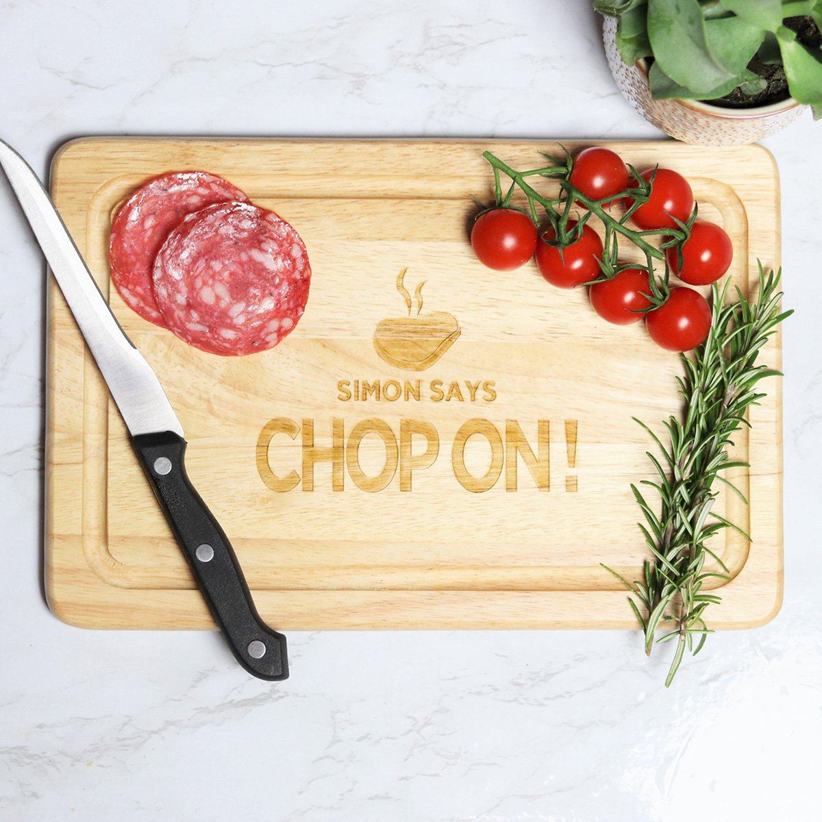 Cheese Board - Personalised Chopping Or Cheese Board - Says