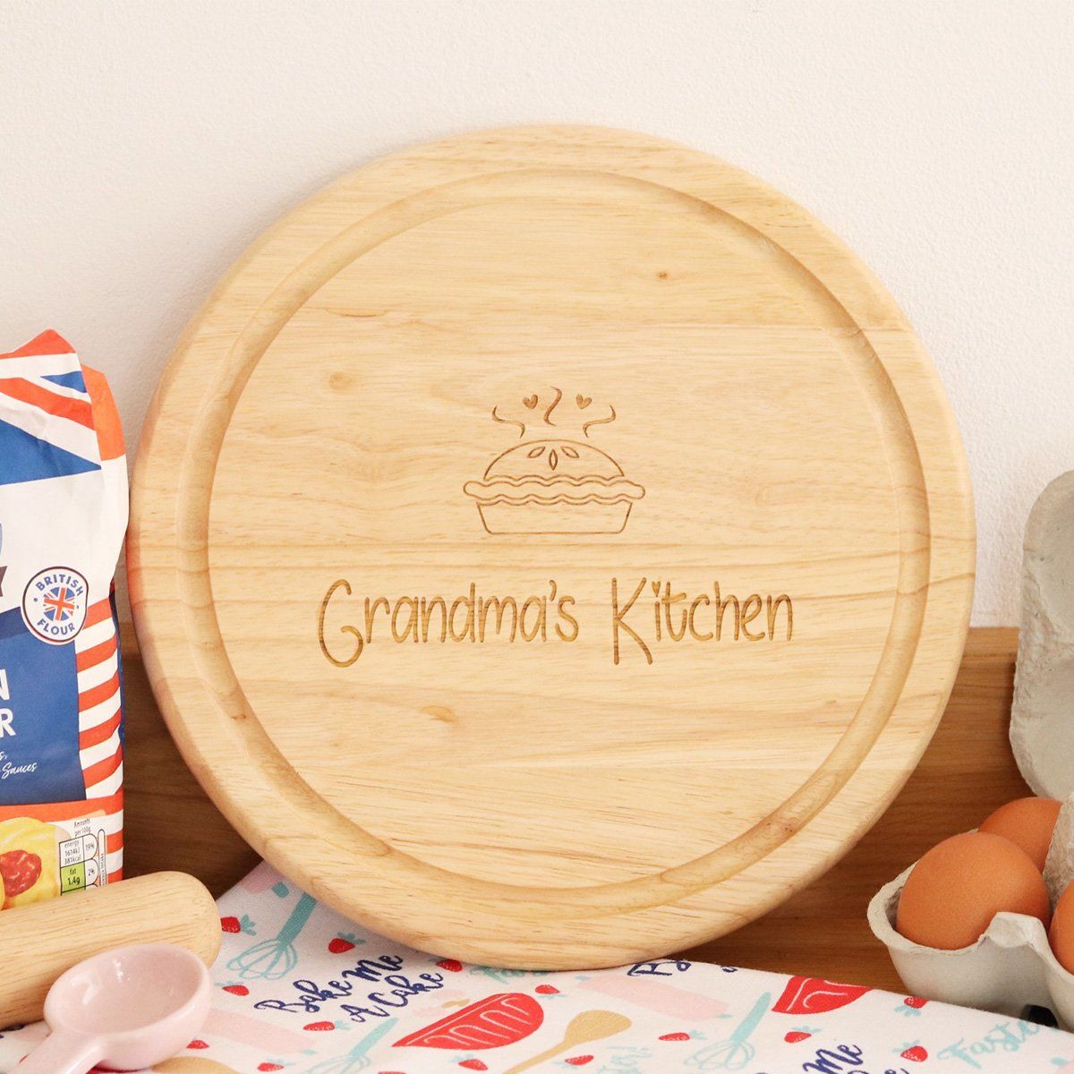 Cheese Board - Personalised Chopping Or Cheese Board - Steaming Pie