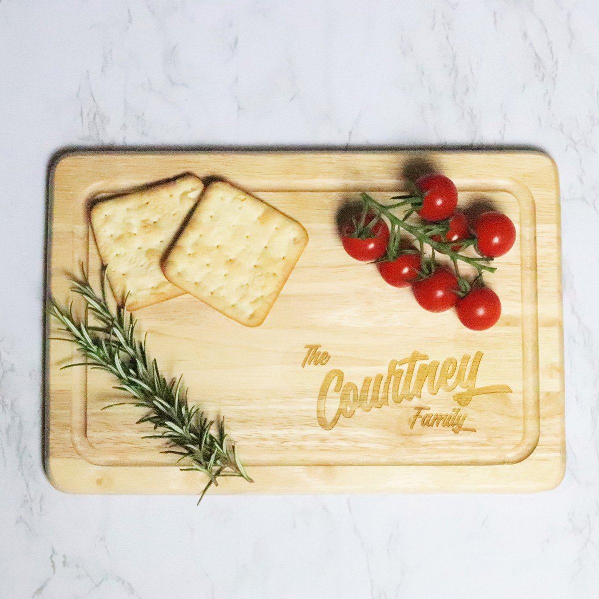 Cheese Board - Personalised Chopping Or Cheese Board - Surname