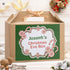 Christmas Box - Personalised Christmas Eve Box - Candy Cane Design
