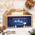Christmas Box - Personalised Christmas Eve Box - Reindeer At Night Design