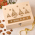 Christmas Box - Personalised Wooden Christmas Eve Box - Family Tree Design