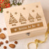 Christmas Box - Personalised Wooden Christmas Eve Box - Family Tree Design