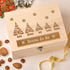 Christmas Box - Personalised Wooden Christmas Eve Box - Family Tree Design