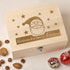 Christmas Box - Personalised Wooden Christmas Eve Box - Santa & Stars Design