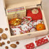 Christmas Box - Personalised Wooden Christmas Eve Box - Santa & Stars Design